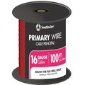 Southwire Southwire Company 55668023 100 ft. Red 16 Gauge 19 Strand Primary Auto Wire 55668023